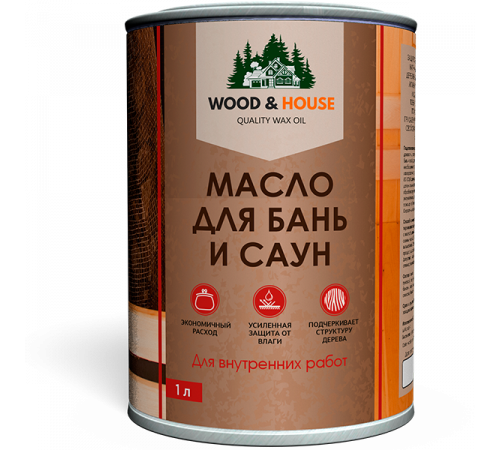 Приобрести МАСЛО ДЛЯ БАНЬ И САУН WOOD & HOUSE в Ангарске, Иркутская область